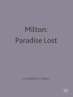 cover image of Milton: Paradise Lost